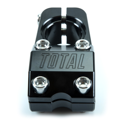 Total BMX Team Stem V3 'Top Load' CNC - Black/Chrome Bolts